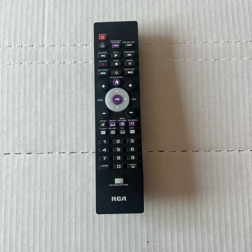 RCA RCR003RWB Universal Remote RC440 3 Device TV/DVD OEM